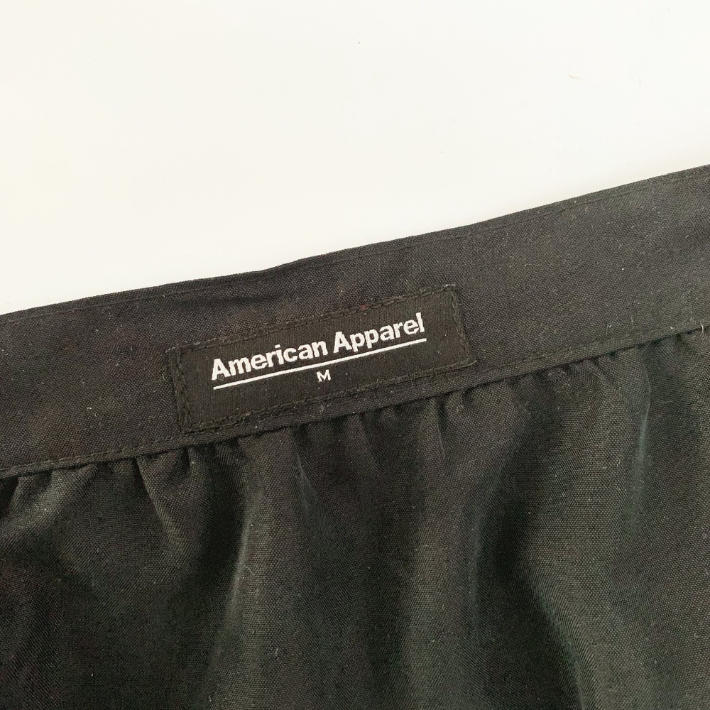 American Apparel Tie Waist Split Front Skirt - Picture 7 of 7